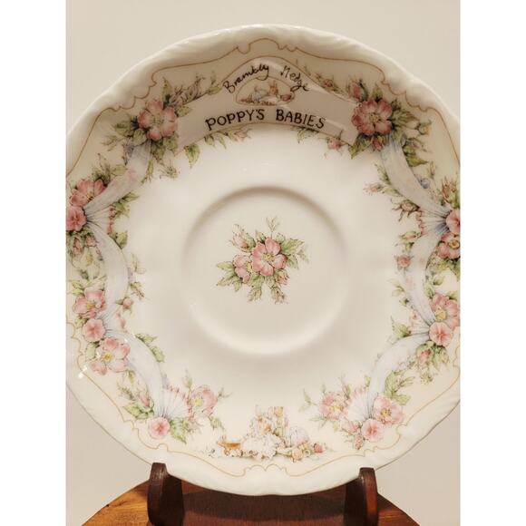 Vintage Royal Doulton Poppy's Babies Cup and Saucer Brambly Hedge Collection - Picture 9 of 15